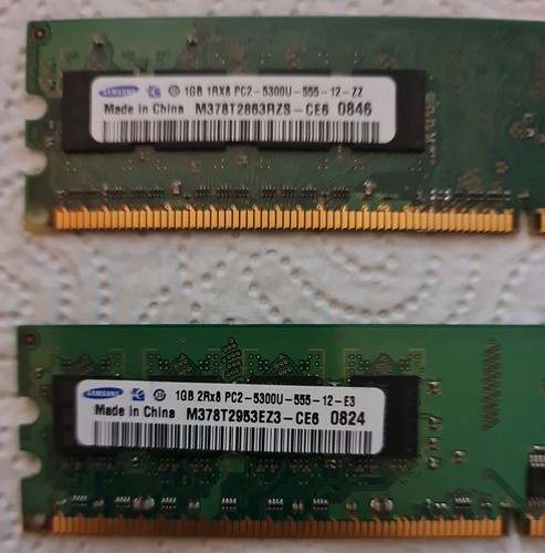 2gb pc2 5300u - (2x, 667mhz