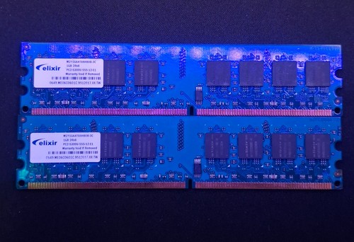 2gb 2x1gb elixir ddr2 667mhz - elixir,
