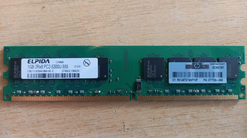 Elpida ddr2 ram 1gb 2rx8 - ddr2,
