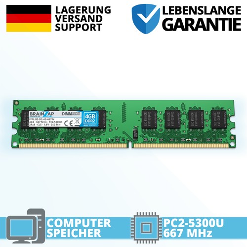 Brainzap 4gb ddr2 ram - 4gb,