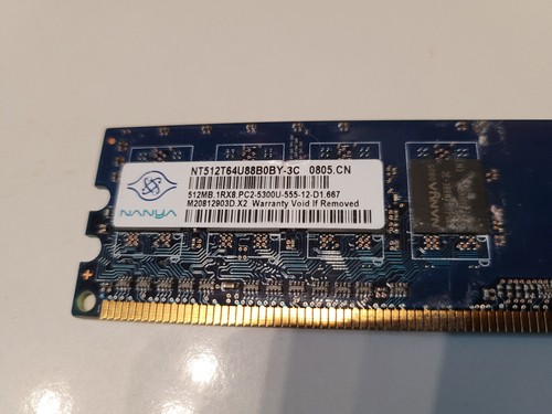 Nanya nt512t64u88b0by - nt512t64u88b0by-3c,